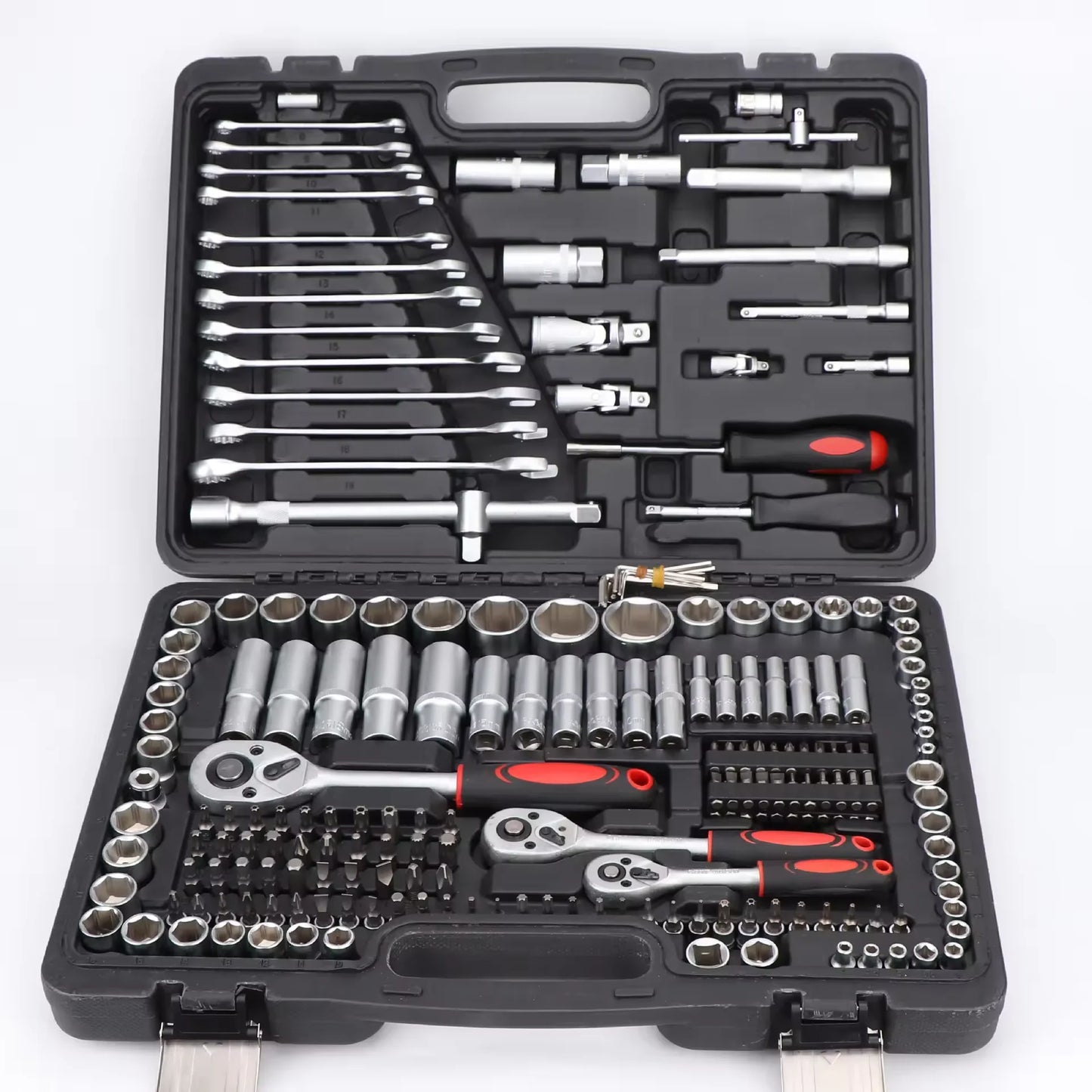 216pcs 35K Combination Spanner Box Profession Tool Socket Set Multifunction Wrench Kit for Car Repair Other Hand Tools Sets