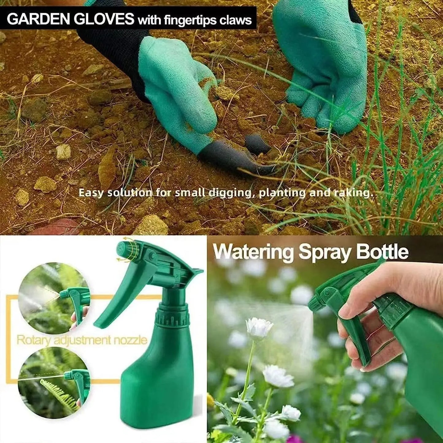 11 Pcs Steel Heavy Duty Garden Tools Succulent Bonsai Trowel Garden Hand Tool Set With Bag