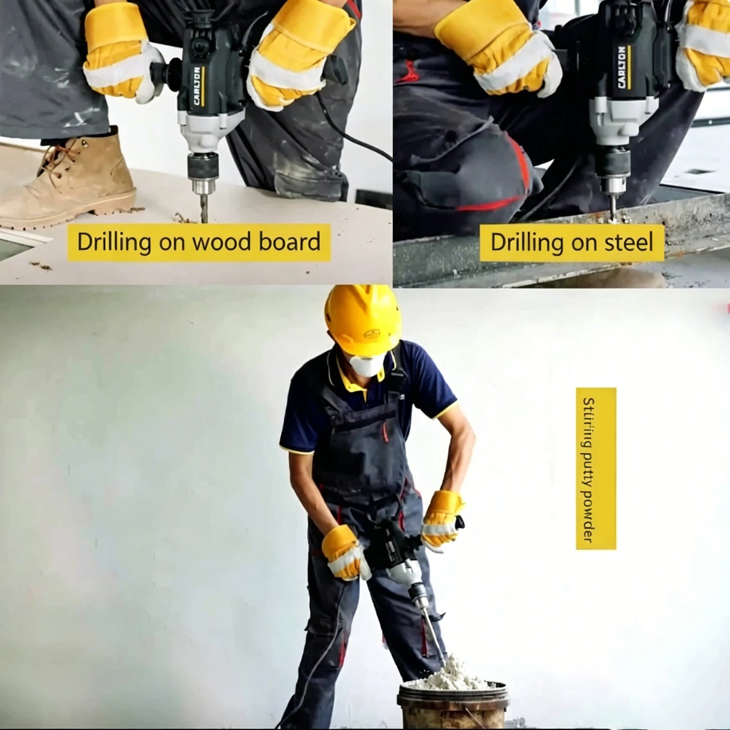 Multi-functional 1000W Electric Drill 220V 960RPM Paint Cement Mixer Drill