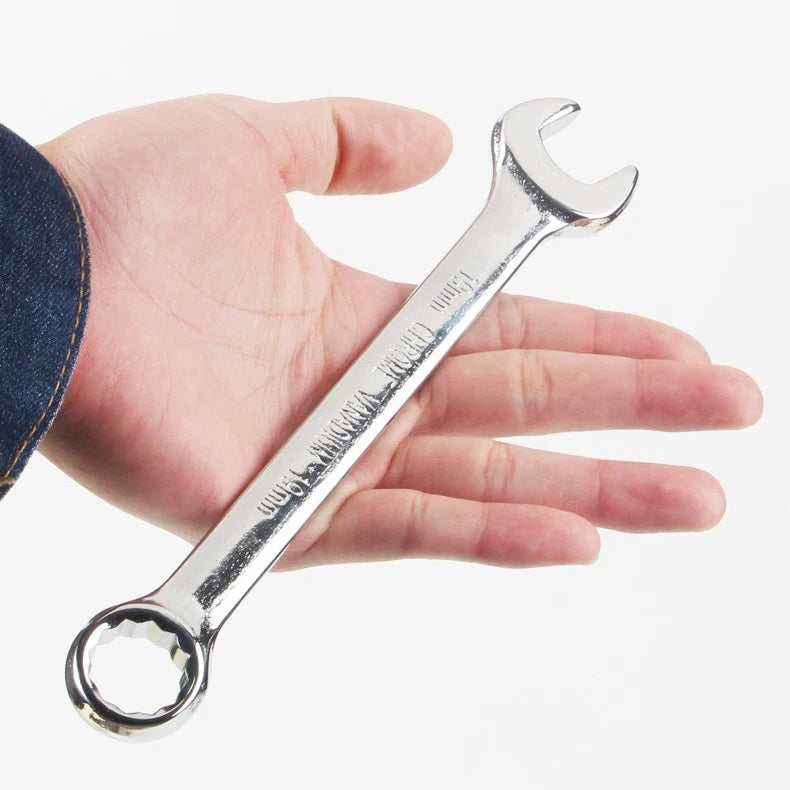17 Piece 6-24MM Cloth Bag Packaging Complete Set Open Dual-purpose Wrench Double-headed Piece Set Spanner Set