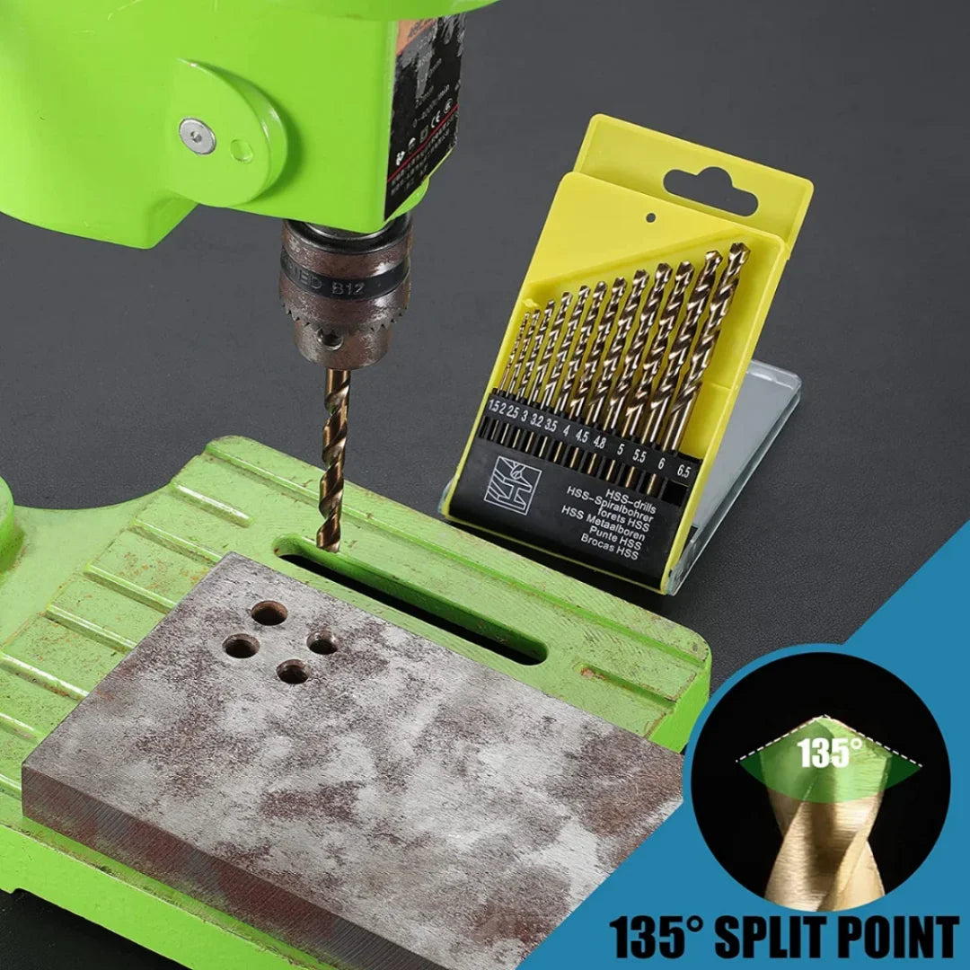 13PCS Metric Drill Bits Set (3/16”-1/2”) Tip Work for Glass Metal Tile Concrete Professional Masonry Drill Bits Tungsten Carbide