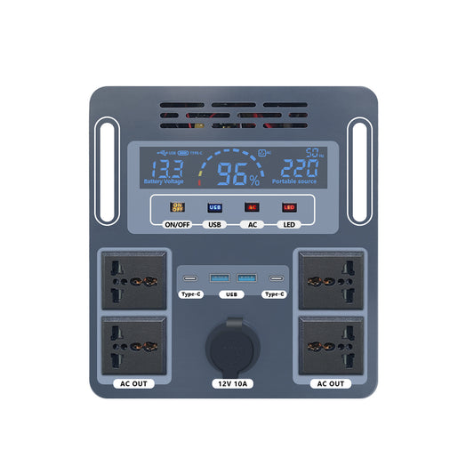 3000W Portable Solar Generator & Power Station (3120Wh LiFePO4 Battery)