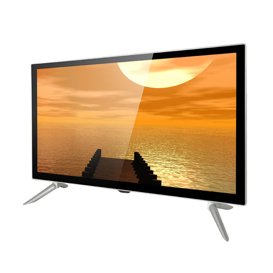 24" Portable Solar DC 12V Energy-Efficient LED TV (HD 720p)