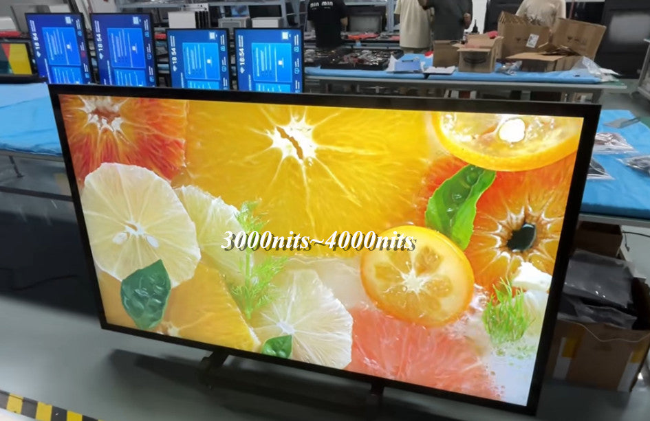 Ultra-Bright Outdoor Smart Digital Signage TV (3500 Nits | 4K UHD | IP67 Waterproof)