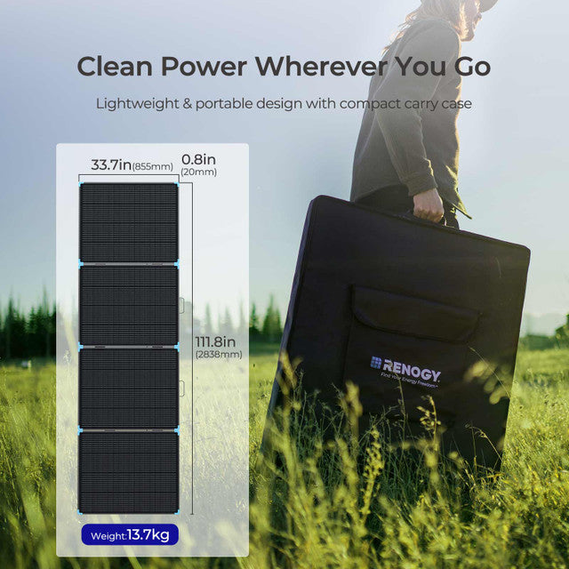 400W Lightweight Portable Solar Suitcase-2