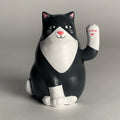 Kikkerland solar cat solar energy figure - waving cat - unique gift-0