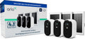 Arlo essential 2k wireless outdoor security camera and solar panels - 3 cameras 3 solar panels-0