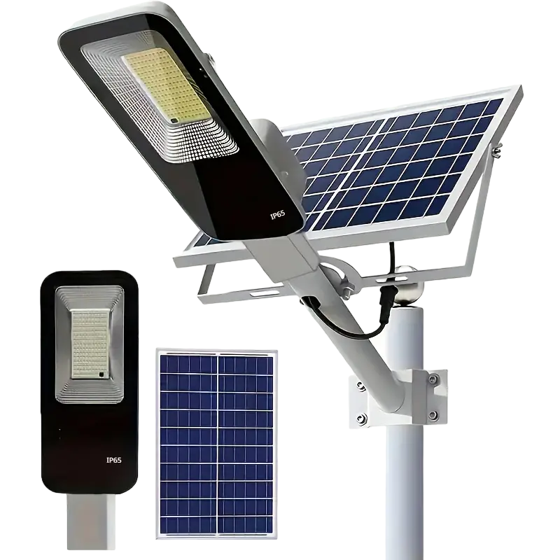 350LED Solar Street Light - Powerful Outdoor Illumination-0