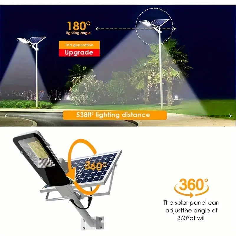 350LED Solar Street Light - Powerful Outdoor Illumination-2