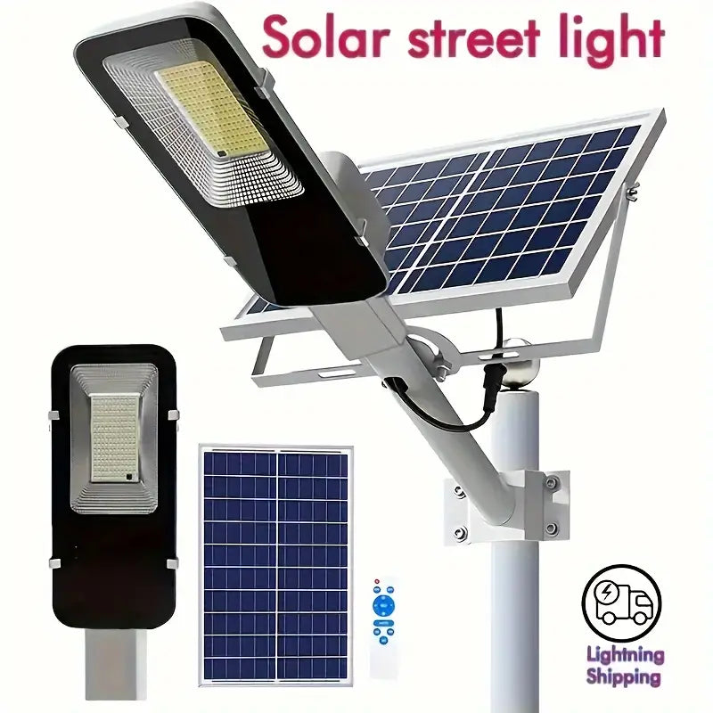 350LED Solar Street Light - Powerful Outdoor Illumination-1