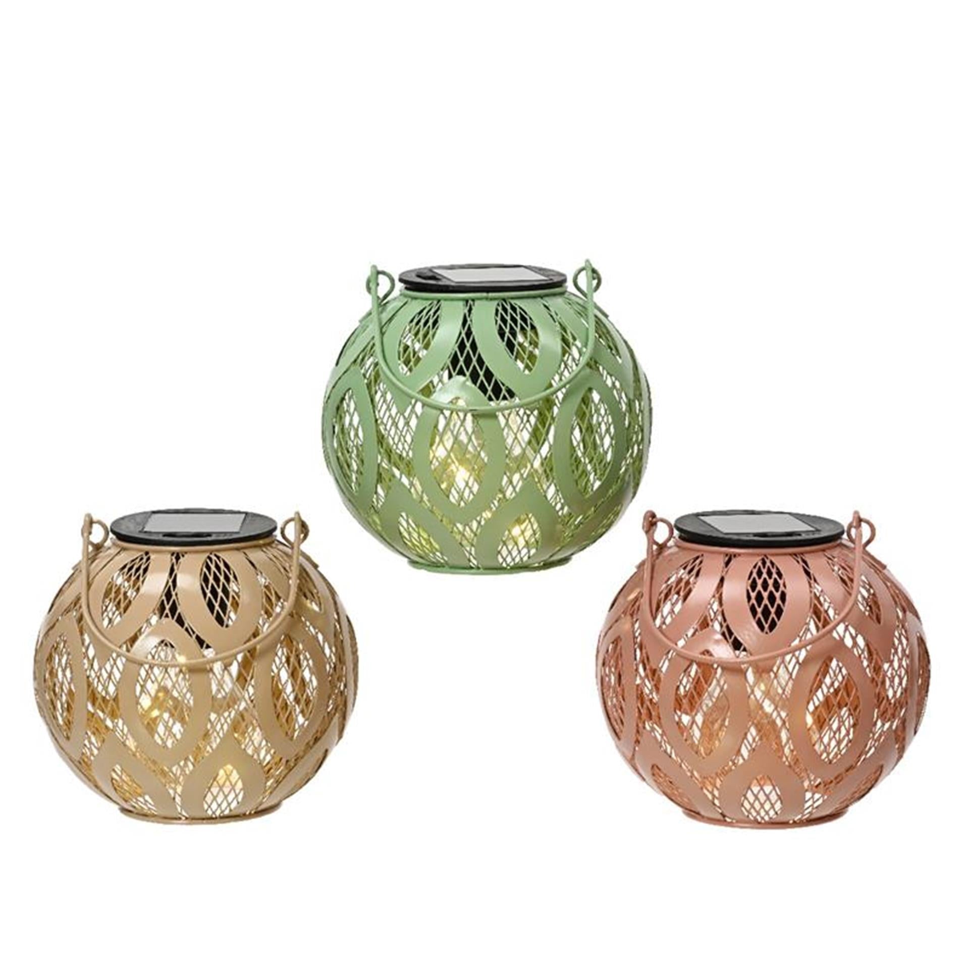 Lumineo solar lantern dia13.5-h12.5cm-0