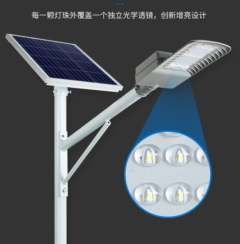 Heavy-Duty 50W Outdoor LED Solar Street Light – 6M Pole Height (All-In-One Solar System for Estates, Farms & Roads)