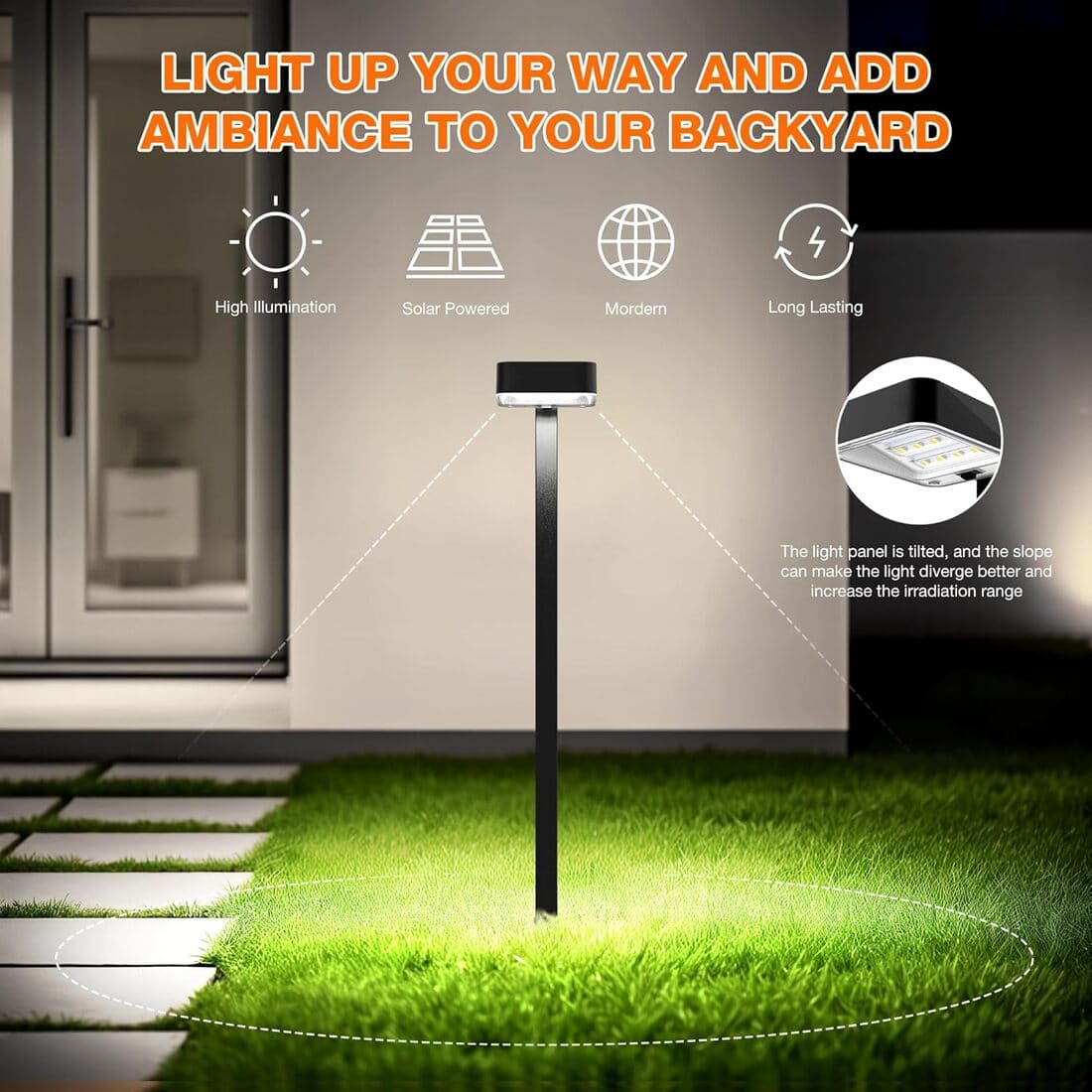 Bright Solar Modern Pathway Lights-2