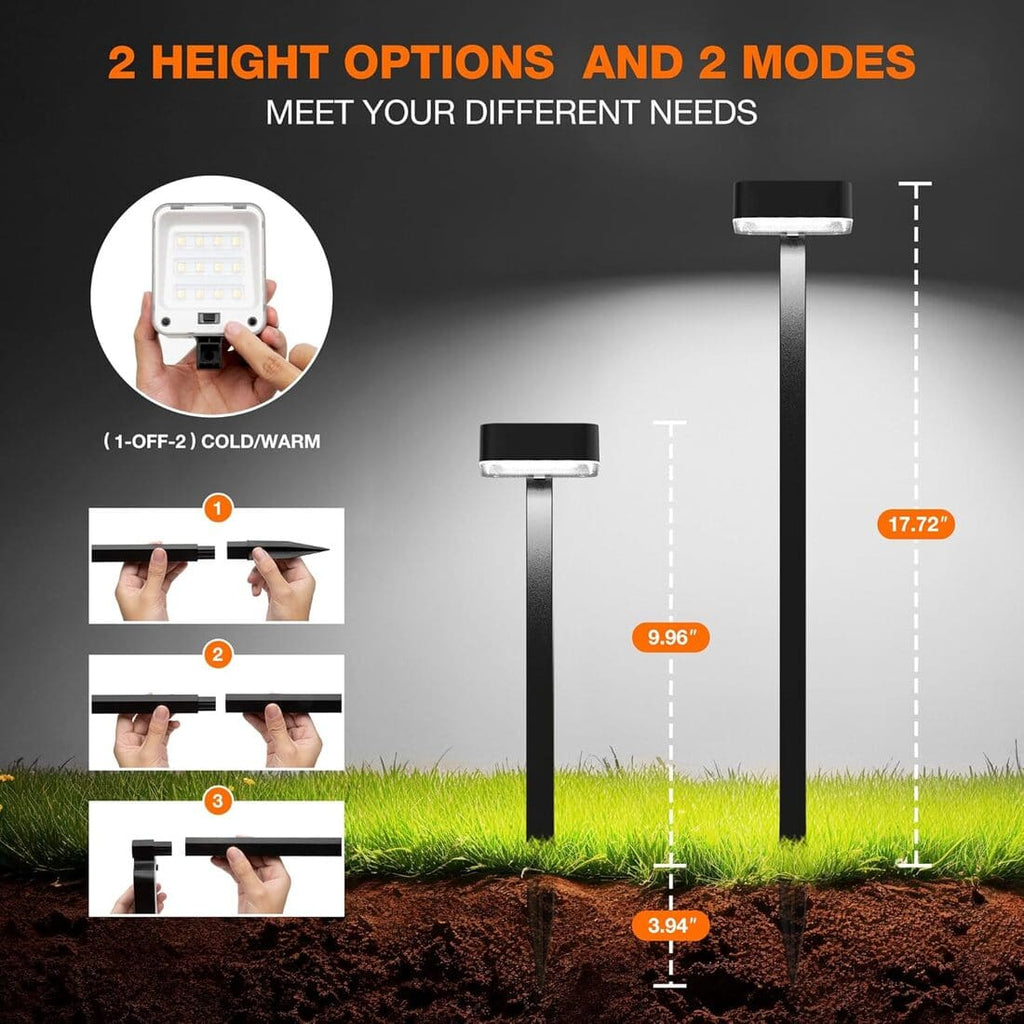 Bright Solar Modern Pathway Lights-1