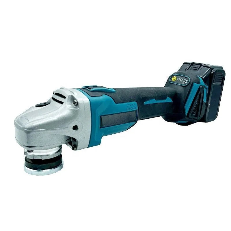 Rechargeable Lithium Electric Drill Wrench Angle Grinder Electric Hammer Power Tool Four-piece Set for Home