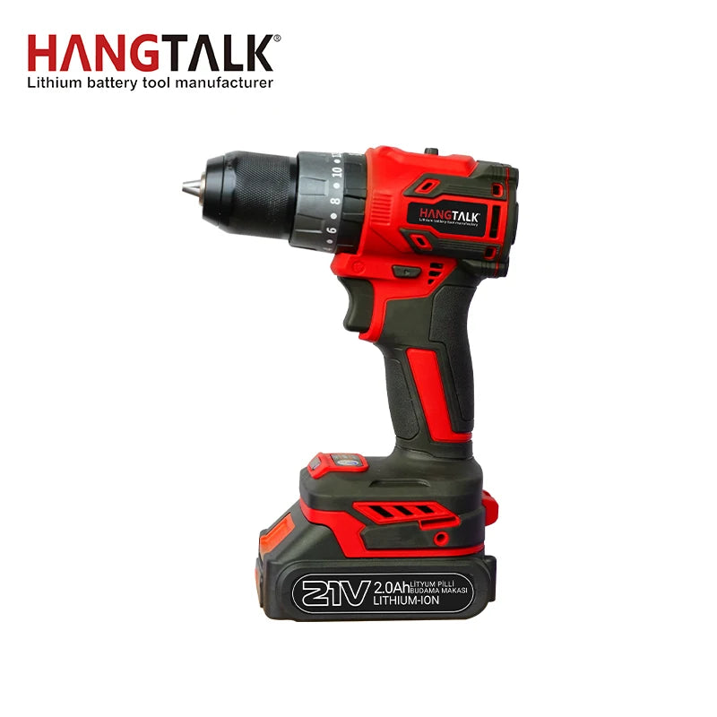 Wholesale Hangtalk Brushless Power Drills Hammer Screwdriver Drill Machine Cordless  Drilling Machine