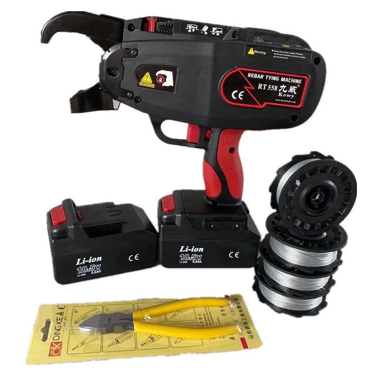 Kowy Cordless Rebar Bars Tier Machine Construction Tools Portable Tying Machine