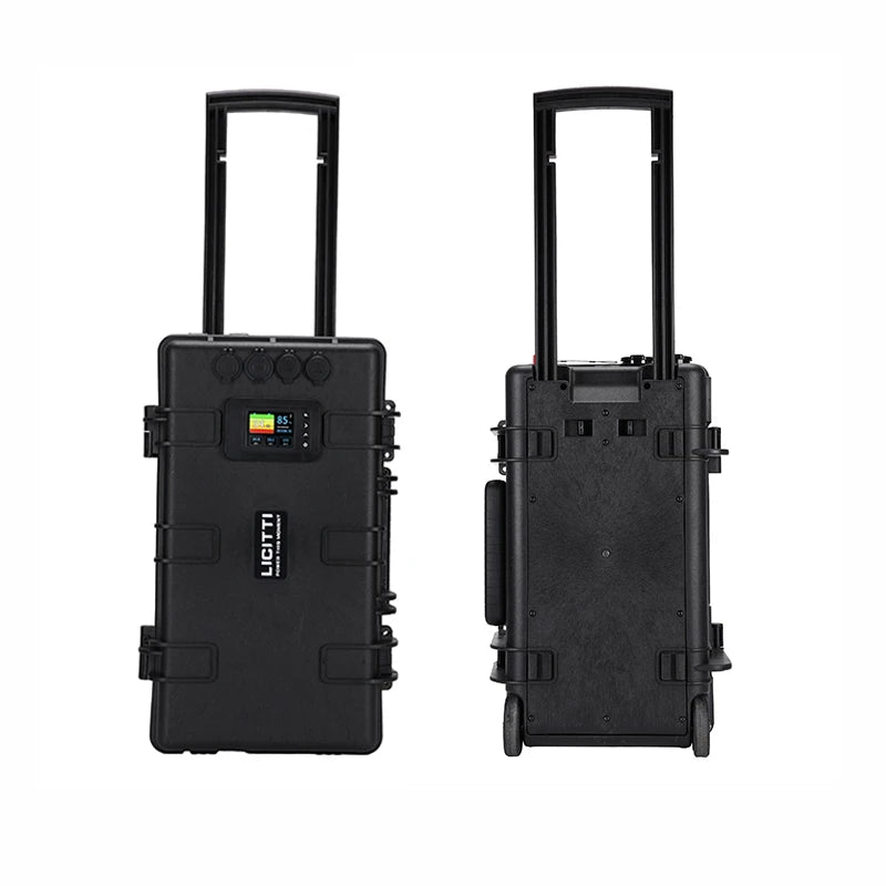 Solar Portable Power Station Electric Generator Battery Storage Dc 1500Wh Station Swap Charging Supply 12V 60Ah