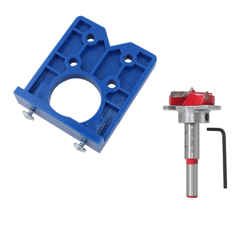 35mm Drill Bits woodworking Door Hole Opener Cabinet Accessories Tool Hinge Hole Drilling Guide Locator Hinge Drilling Jig