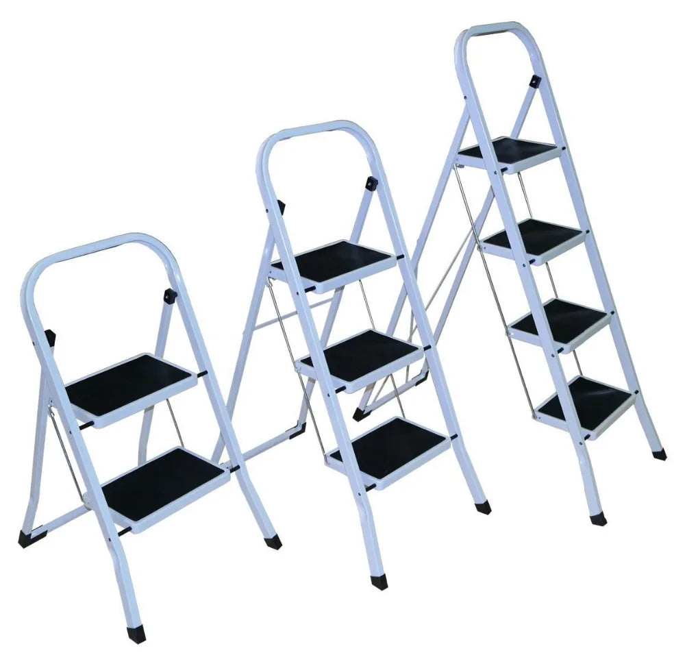 Foldable Household Steel Ladder with Anti-slip Pedals, Bearing Capacity 150kg, 1/2/3/4/5 Steps, for Indoor and Outdoor Use