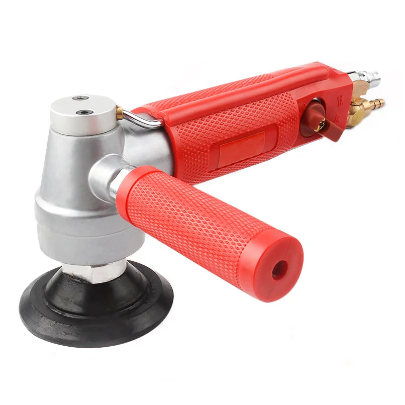 M14 5/8-11 Pneumatic Air Wet Polisher with Rear Exhaust for Granite Stone Concrete Angle Grinder