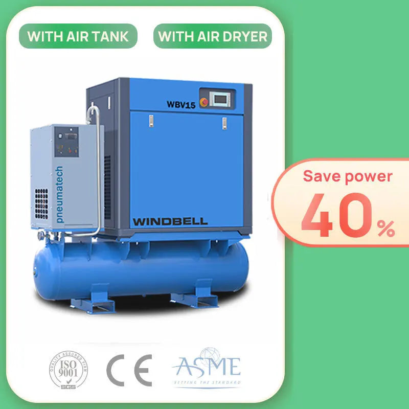 Compresor De Aire Industrial Compressors 16bar Laser 20hp 22kw Air Compressor 30hp Screw Compressor 10hp with Dryer