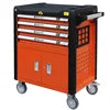 234Pcs Metal Garage Auto Repair  Workshop Tool  Cabinet Professional 4 Drawers  Garage Storage Steel Rolling Tool Box