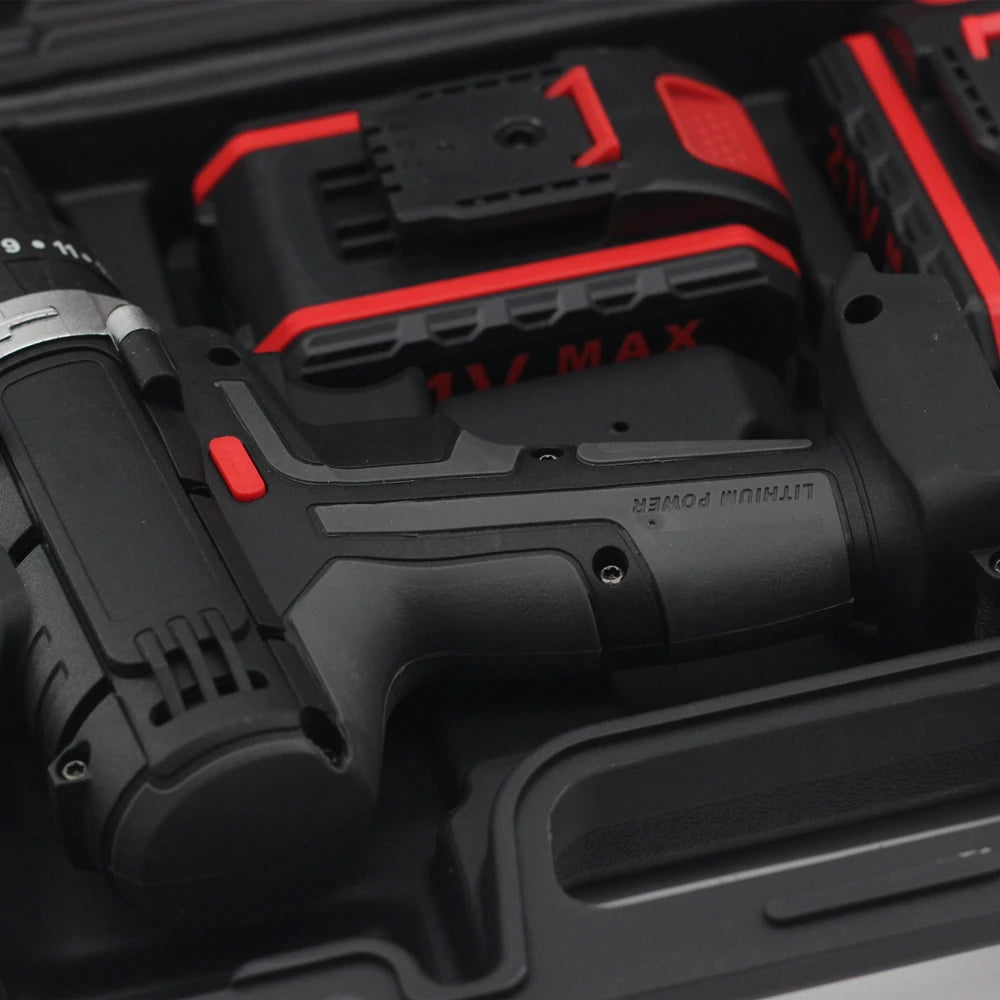 Hardware Power Tool Combo Kit Cordless Electric Drill Machine Screwdriver Other Tools Box Set Power Drills