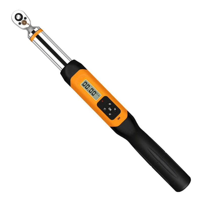 Portable 3/8 Stainless Steel Digital Torque Wrench 0.01-85N.m 72-Tooth Automotive Reliability Mechanical Maintenance 1 Year