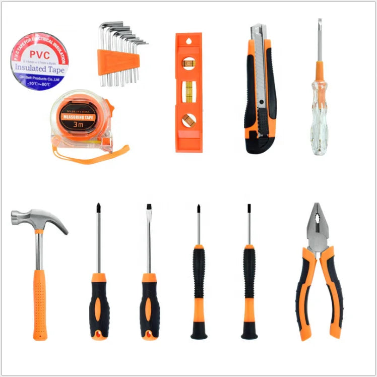 Factory sell 32pcs Hand Tools Set for Household Hardware Repair Box Set Tools Combination Suit Maintenance Tool Kit