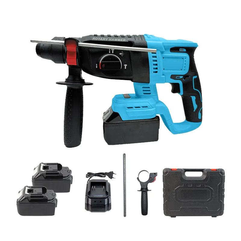Sahel 18V Brushless Motor Rotary Hammer 7.1J Portable Cordless Electric Hammer for Professional Construction and Demolition
