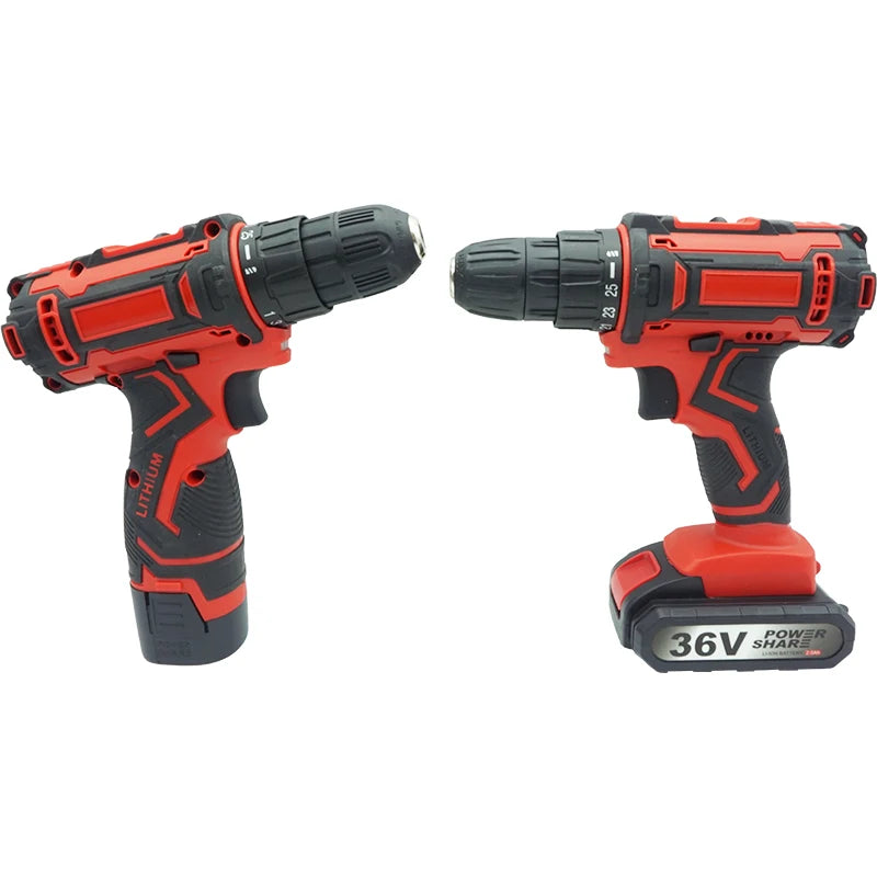 Good Quality  Li-ion Rechargeable Battery Power Tools Hand Drill Machine Electric Cordless Drill Power Drills
