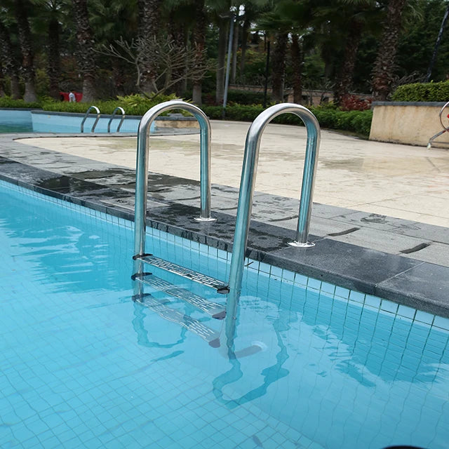 Factory Wholesale Swimming Pool Ladder 2/3/4/5 Step Handrail Stainless Steel Swimming Pool Escalator