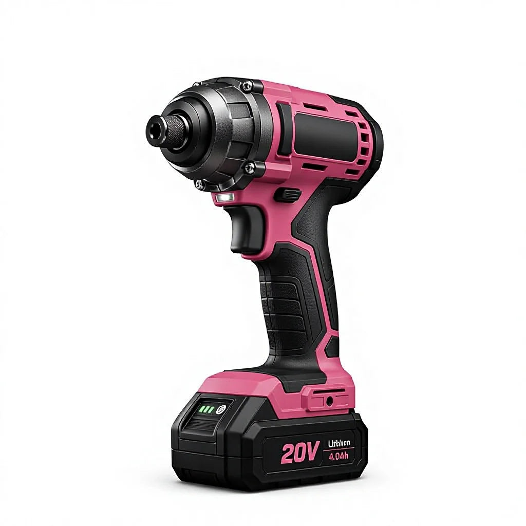 "20V Li-Ion Cordless Brushless Drill Driver with 1H Fast Charger & Customizable OEM Support for Construction (Keyless Chuck)"
