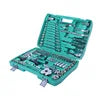 Robustworks TQ-4656 Auto Repair Kit 121-Piece Hand Tool Set with Stainless Steel Combination Wrenches Hard Case & OEM Support