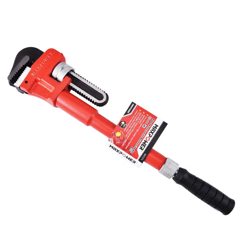 Maxpower Brand Wholesale Reinforcing Pipe Wrench Wear-resistant Pipe Wrench Tools