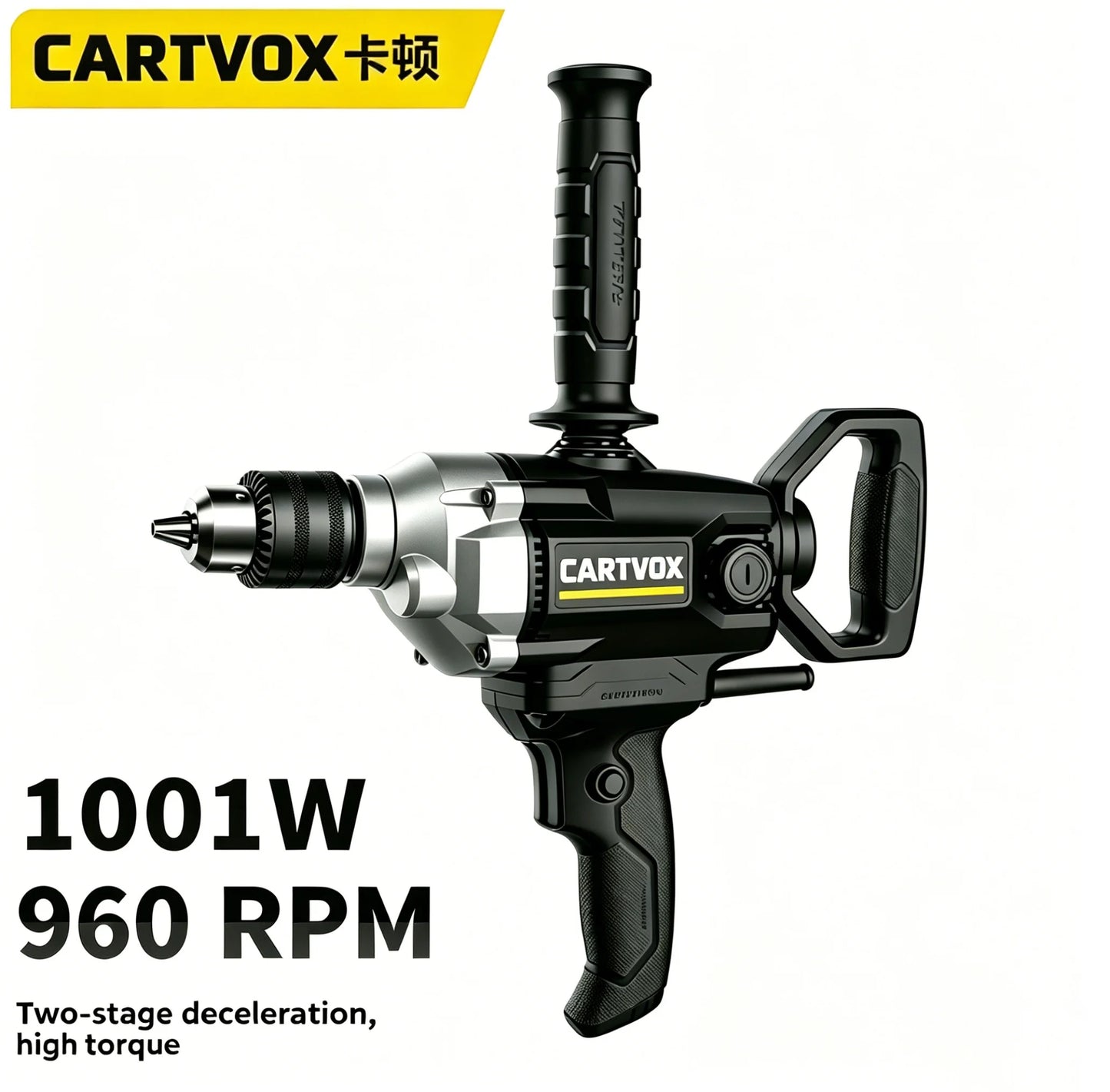 Multi-functional 1000W Electric Drill 220V 960RPM Paint Cement Mixer Drill