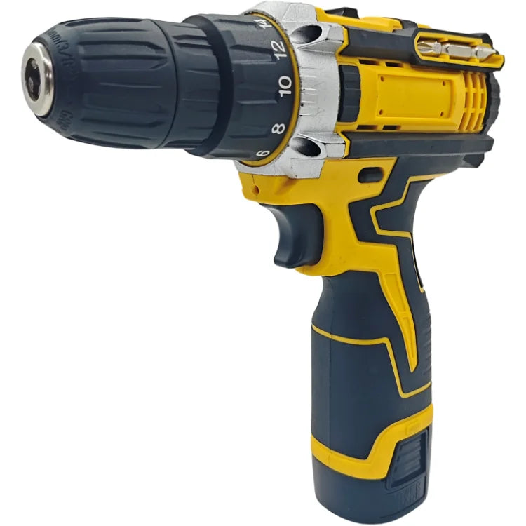 Hot Selling DW Yellow Series 12V Cordless Impact Drill High-Speed Electric Drill Brush Motor 500W for Home Construction DIY OEM
