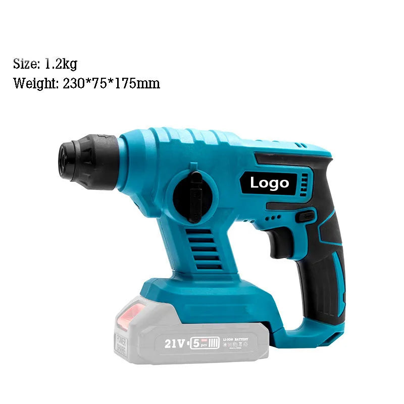 Brushless Cordless Electric Hammer Battery Charger Power Tools Hammer Cordless Drill Rechargeable Cordless Hammer Drill Max OEM