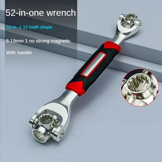 360-Degree Rotating Head Multifunctional Carbon Steel Socket Tiger Wrench DIY Grade OEM Customizable Metric Multi-Angle Wrench 6