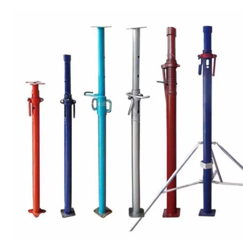 Steel Props for Construction, Scaffolding Galvanized Adjustable Steel Props Jack, Steel Scaffolding Shoring Props