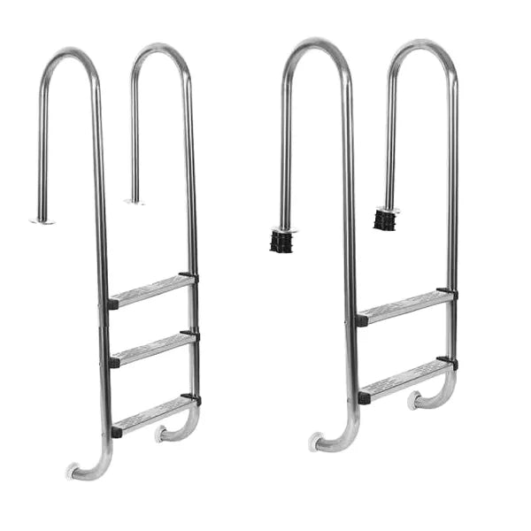 3-Step Design Pool Ladder Factory MU Wholesale Stainless Steel with Safe Plastic Steps for Swimming Pool