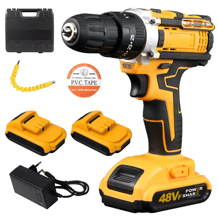 Multifunctional Tool Sets Electric Screw Driver Set Cordless Drill Battery 21V Screwdriver Kit Power Drills