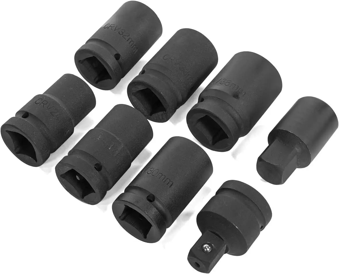 Torque Multiplier Wrench with 8 Sockets Heavy Duty Manual Truck Tire Removal Installation Tool Socket Set Hand Tool Hard Case
