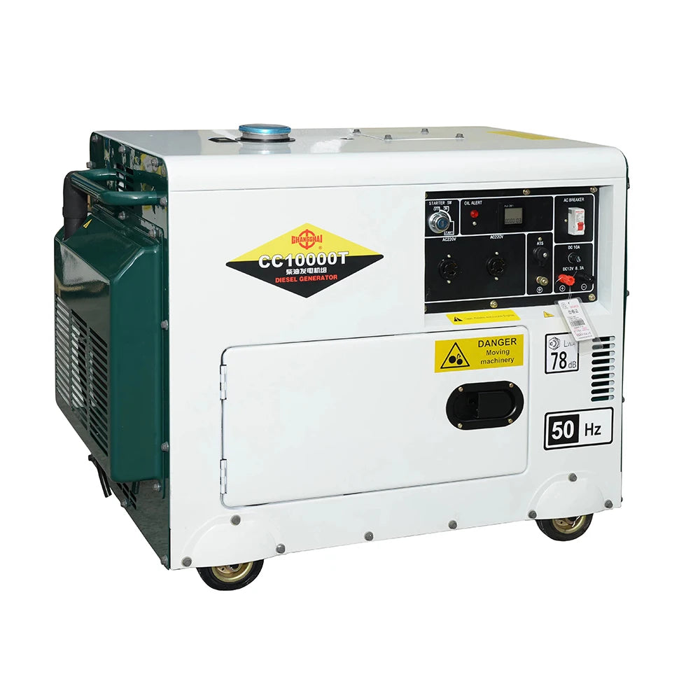 Custom-made 5KW Portable Diesel Generator Open Frame Silent Type Air Cooled 3KW-10KW Power Manufacturer