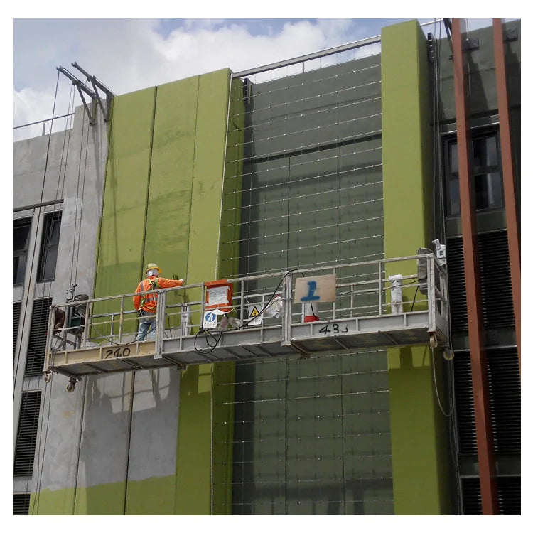 SHENXI Galvanised ZLP800 Rope Suspended Platform Construction Gondola