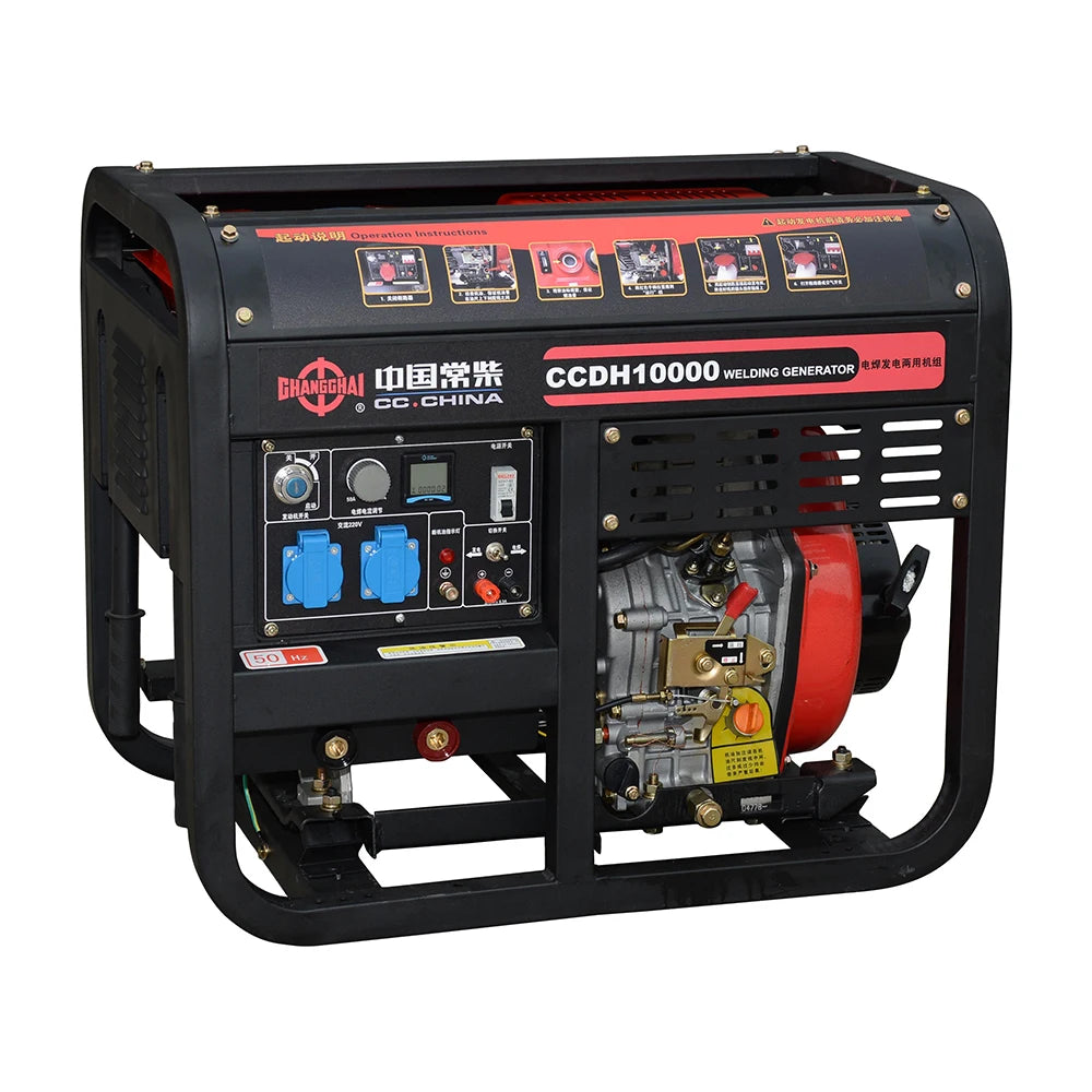 Custom-made 5KW Portable Diesel Generator Open Frame Silent Type Air Cooled 3KW-10KW Power Manufacturer