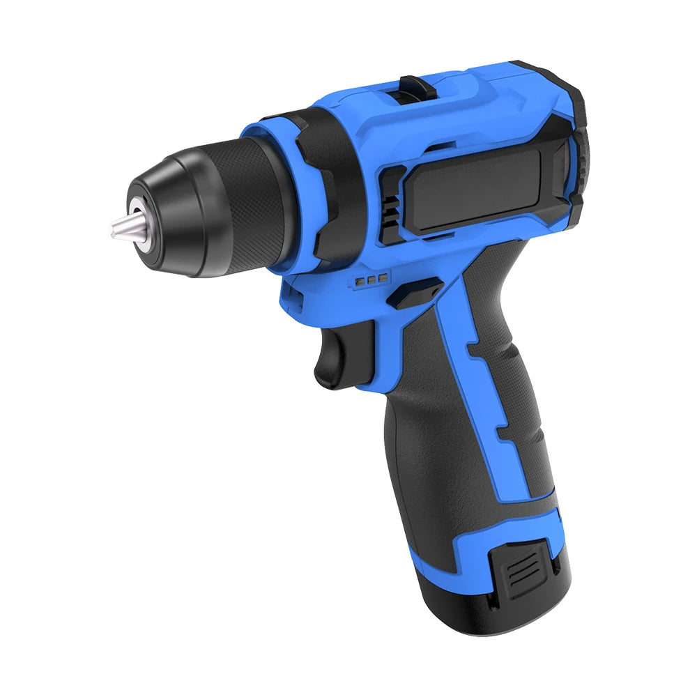 Lithium-ion Electric Drill, Keyless Chuck, Portable Power Tool