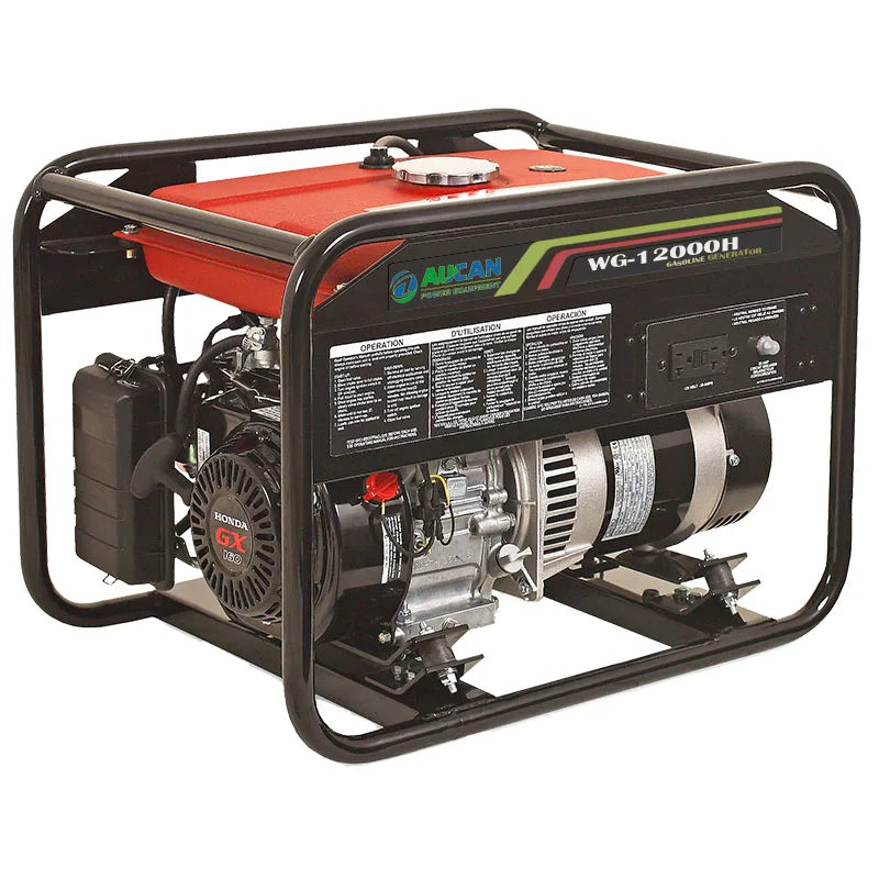 1.5kVA Petrol Generator with Key Electric Start - Portable Power for Job Site and Recreation