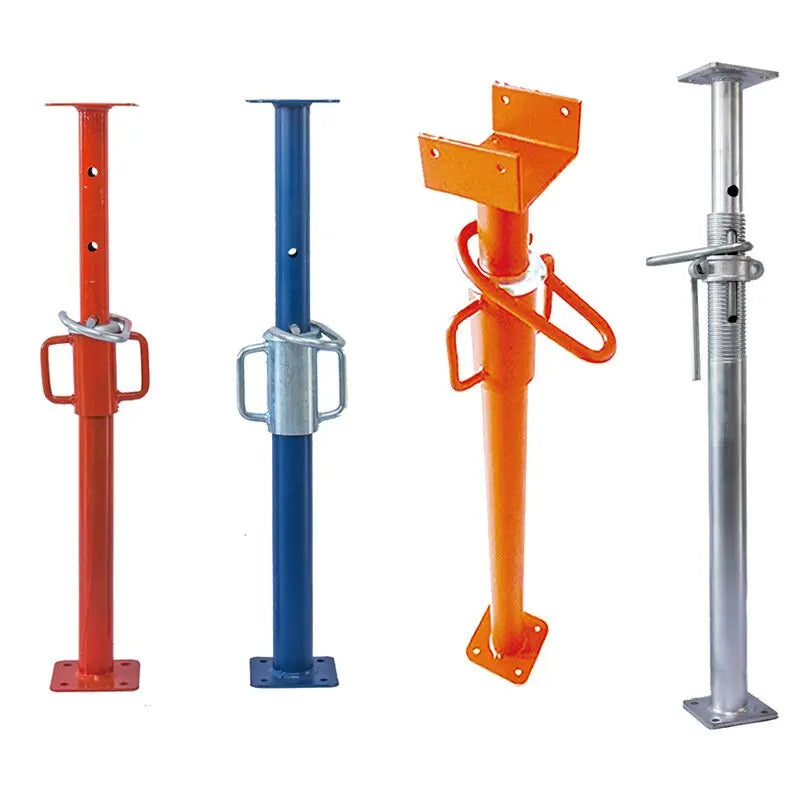 Steel Props for Construction, Scaffolding Galvanized Adjustable Steel Props Jack, Steel Scaffolding Shoring Props